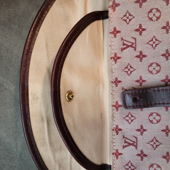 Rare Louis Vuitton Pink Monogram Denim Shoulder bag - Picture 5 of 13